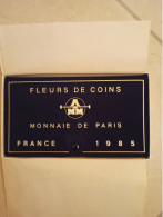 France Monnaies Fleur De Coin Complète 1985 - Collections