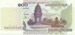 Cambodia - 100 Riels - 2001 - Pick: 53 - Unc. - Sign. 17 - National Banque - Cambodge