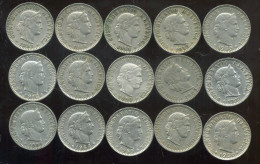 SUISSE   Lot De 15 Monnaies 20 Centimes (160 ) - Kiloware - Münzen