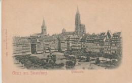 (67) Gruss Aus STRASSBURG . Kleberplatz - Strasbourg