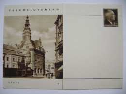 Czechoslovakia 1947 - CDV 87/4 - Opava - Benes 1,20 Kcs - Cartes Postales