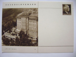 Czechoslovakia 1947 - CDV 87/9 - Jachymov / Joachimsthal - Benes 1,20 Kcs - Cartes Postales