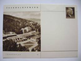 Czechoslovakia 1947 - CDV 87/10 - Luhacovice - Benes 1,20 Kcs - Postales