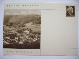 Czechoslovakia 1947 - CDV 87/11 - Trencianske Teplice - Benes 1,20 Kcs - Postcards