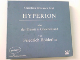 Hyperion: Oder Der Eremit In Griechenland - CDs