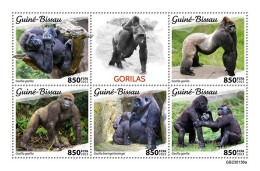 2023-01 - GUINEA BISSAU- GORILLAS            5V  MNH** - Gorilles