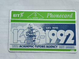 United Kingdom-(BTP040)-Academuc Tutors Agency 2-(41)(5units)(151C00038)(tirage-500)(price Cataloge-12.00£-mint) - BT Edición Privada