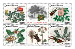 2023-01 - GUINEA BISSAU- MEDICAL PLANTS            5V  MNH** - Heilpflanzen