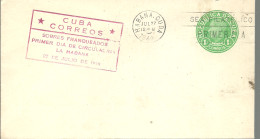 STATIONERY 1927  FDC - Covers & Documents