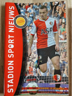 Programme Feyenoord - FC Groningen - 23.12.2012 - Eredivisie - Holland - Programm - Football - Poster Wesley Verhoek - Livres