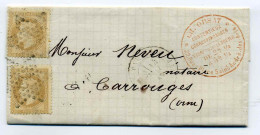 Etoile De PARIS N°25 + Rue Serpente / Dept 60 Seine / 1869 / ORSAT Contentieux Correspondance St André Des Arts - 1849-1876: Classic Period