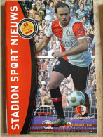 Programme Feyenoord - PSV - 24.2.2013 - Eredivisie - Holland - Programm - Football - Poster Daryl Janmaat - Boeken