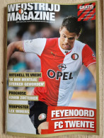 Programme Feyenoord - FC Twente - 11.8.2013 - Eredivisie - Holland - Programm - Football - Poster Lex Immers - Books