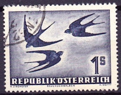 Austria Autriche Österreich1953: Rauchschwalbe (hirundo Rustica) Michel-N° 984 Gestempelt Obliterée (Michel 20.00 Euro) - Usati