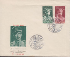 1957. TÜRKIYE. Royal Visit From Afghanistan Complete Set  On FDC. Picture Of The King C... (Michel 1524-1525) - JF442657 - Covers & Documents