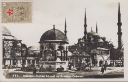 1938. TÜRKIYE Fine Postcard (Istanbul - Sultan Ahmet Ve Araman Cesmeal) Original Photo ... (Michel 953 + C36) - JF442666 - Cartas & Documentos