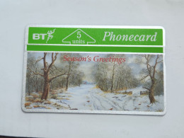 United Kingdom-(BTP043)-CHRISTMAS 91-path-blank-(44)(5units)(151D00253)(tirage-3.277)(price Cataloge-10.00£-mint) - BT Edición Privada