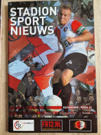 Programme Feyenoord - Roda JC - 1.9.2013 - Eredivisie - Holland - Programm - Football - Poster Jordy Clasie - Livres