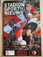 Programme Feyenoord - Roda JC - 1.9.2013 - Eredivisie - Holland - Programm - Football - Poster Jordy Clasie - Libros