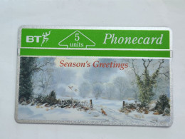 United Kingdom-(BTP045)-CHRISTMAS 91-Gate-blank-(46)(5units)(151F00210)(tirage-3.512)(price Cataloge-10.00£-mint) - BT Private Issues