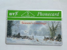 United Kingdom-(BTP045)-CHRISTMAS 91-Gate-blank-(46)(5units)(151F00210)(tirage-3.512)(price Cataloge-10.00£-mint) - BT Edición Privada