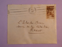 BX4 MAROC   BELLE LETTRE   1941     RABAT    +   ++ AFFRANCH.  INTERESSANT +++ - Covers & Documents