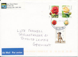 Canada Cover Sent Air Mail To Germany 11-7-2014 Topic Stamps - Poste Aérienne