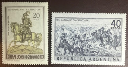 Argentina 1967 Battle Of Chacabuco MNH - Nuevos