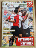Programme Feyenoord - HSV Hoek - 30.10.2013 - KNVB Cup - Holland - Programm - Football - Poster John Goossens - Libros