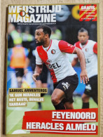 Programme Feyenoord - Heracles Almelo - 27.10.2013 - Eredivisie - Holland - Programm - Football - Poster John Goossens - Libros