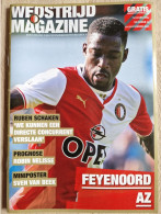 Programme Feyenoord - AZ Alkmaar - 10.11.2013 - Eredivisie - Holland - Programm - Football - Poster Sven Van Beek - Libros