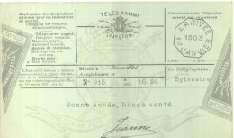 Belgie Telegram Ui 1903 (12019) - Telegrams