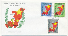 Rep Pop Du CONGO - FDC - Travail, Démocratie, Paix - Brazzaville - 31 Déc 1971 - FDC
