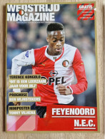 Programme Feyenoord - NEC Nijmegen - 8.2.2014 - Eredivisie - Holland - Programm - Football - Poster Tonny Vilhena - Books