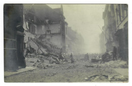 Oostende  FOTOKAART  Vernielingen In Het Centrum Tijdens De Eerste Wereldoorlog - Oostende