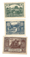 *notgeld   Austria  Niederosterreich Serie Compleet 671/2 - Autriche