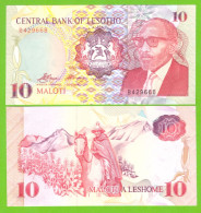 LESOTHO 10 MALOTI 1990 P-11  UNC - Lesoto