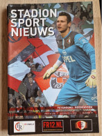 Programme Feyenoord - SC Heerenveen - 16.3.2014 - Eredivisie - Holland - Programm - Football - Poster Jean Paul Boetius - Libros