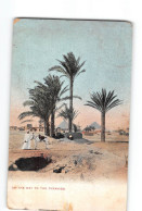 17836 EGYPT ON THE WAY TO THE PYRAMIS - Pyramides