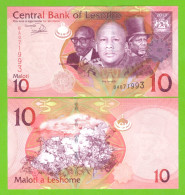 LESOTHO 10 MALOTI 2013 P-21b  UNC - Lesoto