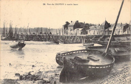 FRANCE - 80 - LE CROTOY - Port Du CROTOY à Marée Basse - Carte Postale Ancienne - Le Crotoy