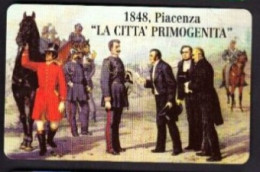 SCHEDA TELEFONICA  - ITALIA - TELECOM - NUOVA - 1848 PIACENZA - LA CITTA  PRIMOGENITA - Öff. Sonderausgaben