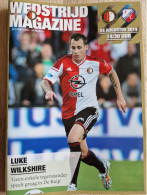 Programme Feyenoord - FC Utrecht - 24.8.2014 - Eredivisie - Holland - Programm - Football - Poster Erwin Mulder - Libri