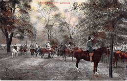 ENGLAND - LONDON - ROTTEN ROW - Carte Postale Ancienne - Andere & Zonder Classificatie