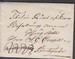 1823. ÅLAND. Interesting Crown-letter From PÅLSBÖLE To BARTSGÅRDA 21. December 1823. Interesting Contents ... - JF535895 - Storia Postale