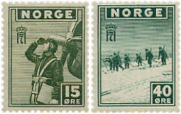 629742 HINGED NORUEGA 1943 MOTIVOS VARIOS - Covers & Documents