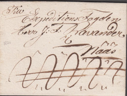 1820. ÅLAND. Interesting Crown-letter From BARTSGÅRDA To NÄS 6. September 1820. Interesting Contents Re Ta... - JF535898 - Cartas & Documentos