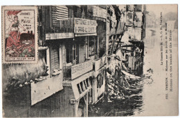 VERDUN (55) VIGNETTE. JOURNEE De La MEUSE. 1917. ON NE PASSE PAS. SUR C.POSTALE De VERDUN - Cartas & Documentos