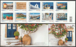 Greece 2023 Travelling Booklet Of 10 Self-Adhesive Stamps - Postzegelboekjes