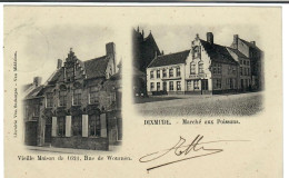 Dixmude  Diksmuide     Marché Aux Poissons  Maison De 1921 Rue De Woumen - Diksmuide